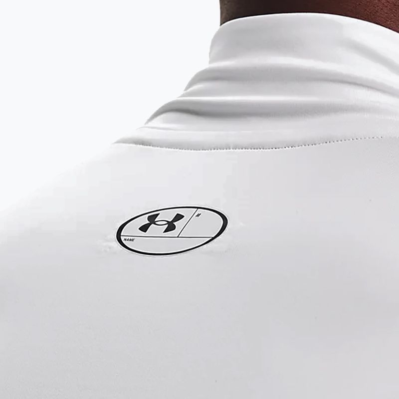 Under Armour vyriški marškinėliai ilgomis rankovėmis Ua Hg Armour Comp Mock white 1369606-100 4