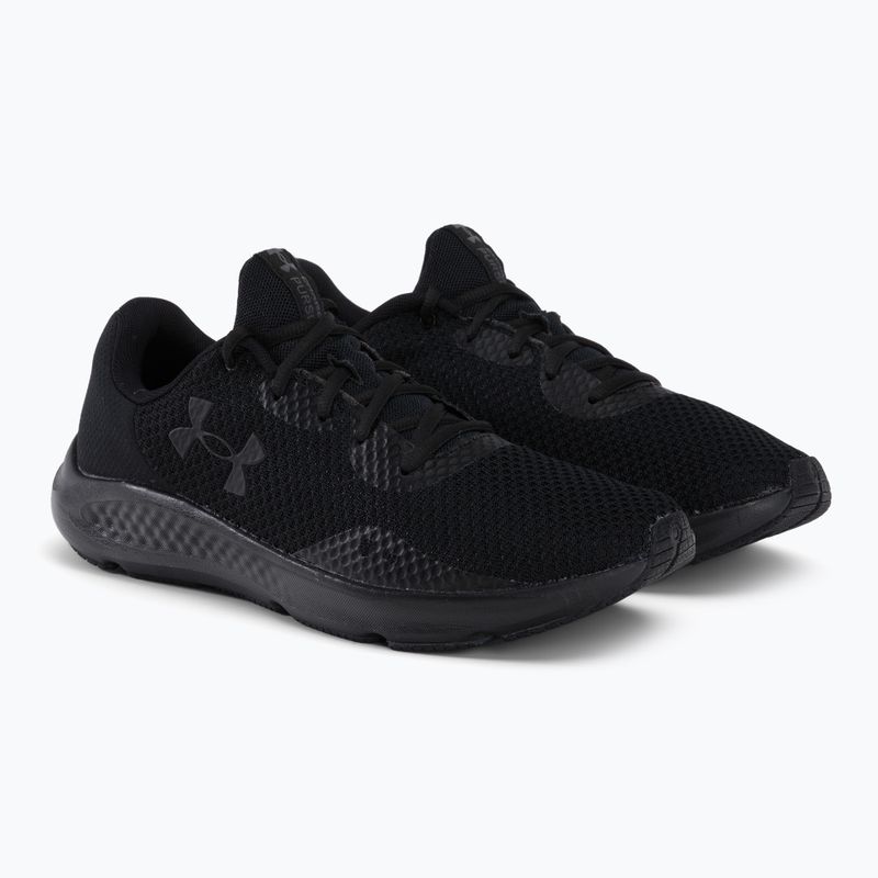 Under Armour Charged Pursuit 3 vyriški bėgimo bateliai black 3024878 4