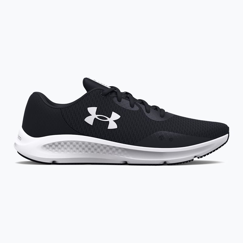 Under Armour Charged Pursuit 3 moteriški bėgimo bateliai black/black/white 8