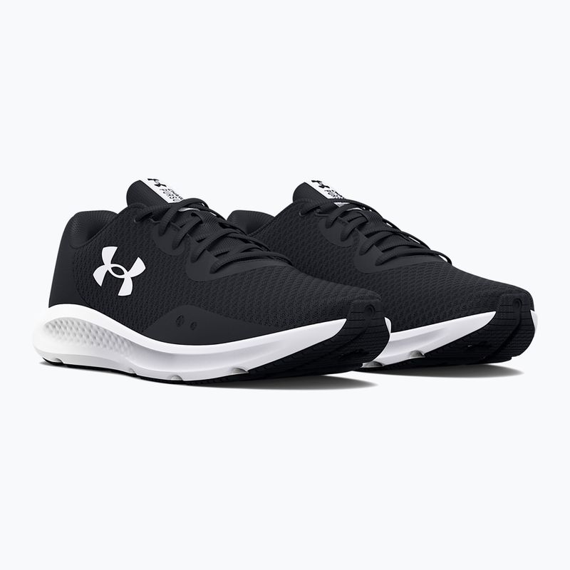 Under Armour Charged Pursuit 3 moteriški bėgimo bateliai black/black/white 10