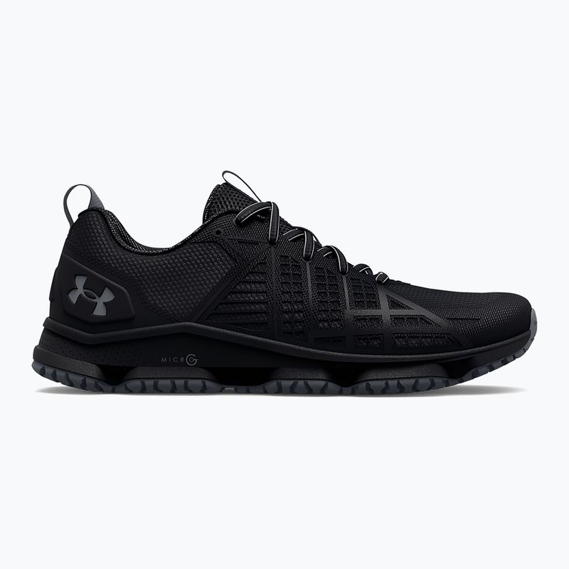Under Armour MG Strikefast vyriški bateliai black/black/pitch grey 8