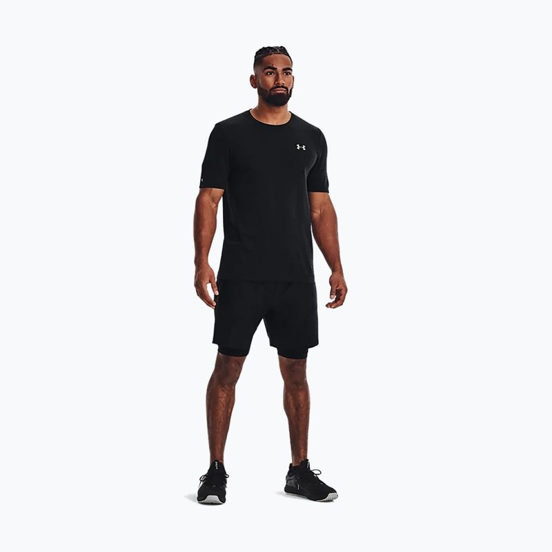 Under Armour vyriški treniruočių marškinėliai UA Rush Seamless Geosport SS black 1370441 5