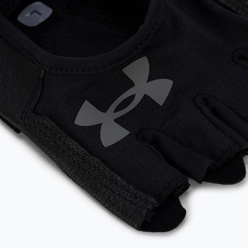 Under Armour Weightlifting vyriškos treniruočių pirštinės juodos 1369830 3