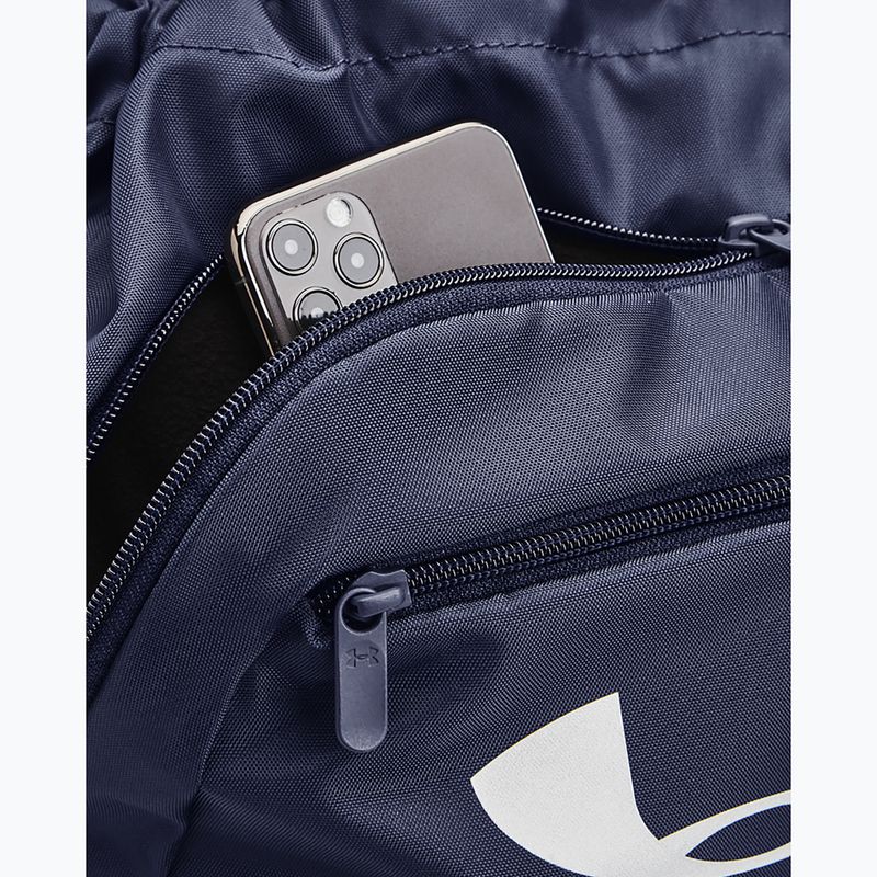 Maišas Under Armour Undeniable Sackpack 20 l midnight navy/midnight navy/metallic silver 3