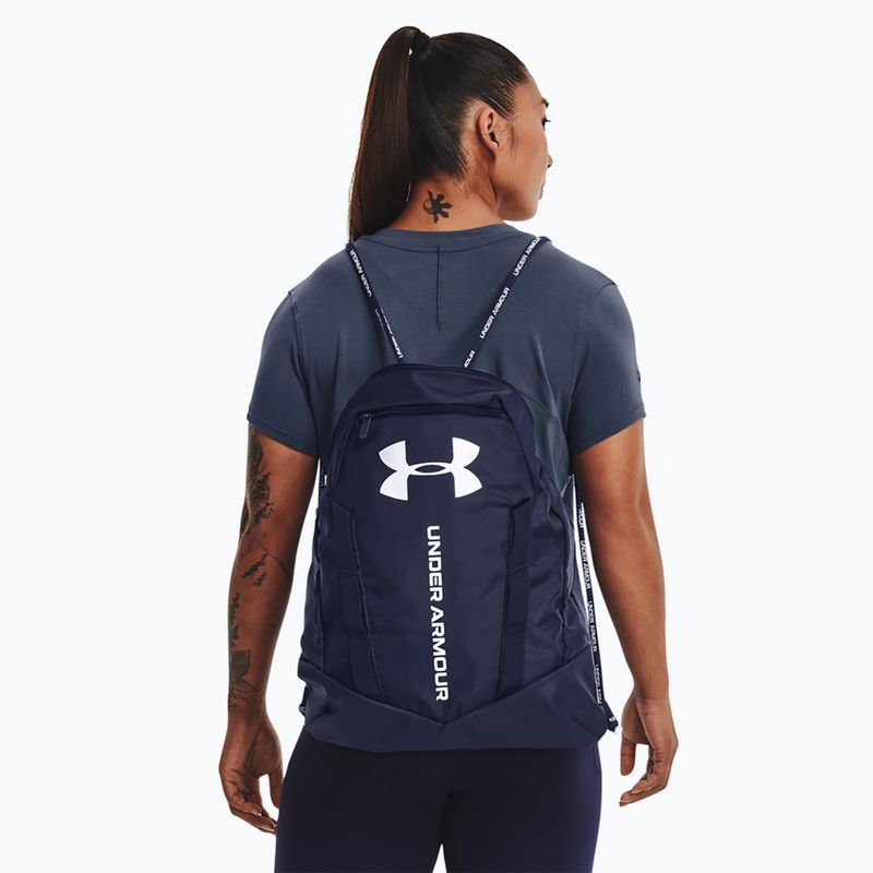 Maišas Under Armour Undeniable Sackpack 20 l midnight navy/midnight navy/metallic silver 6