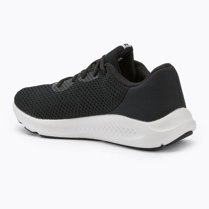 Under Armour Charged Pursuit 3 black/black/white vyriški bėgimo bateliai 3