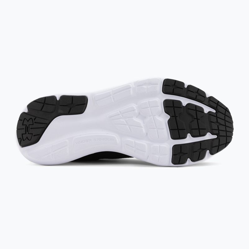 Under Armour Surge 3 juodai balti vyriški bėgimo bateliai 3024883 5