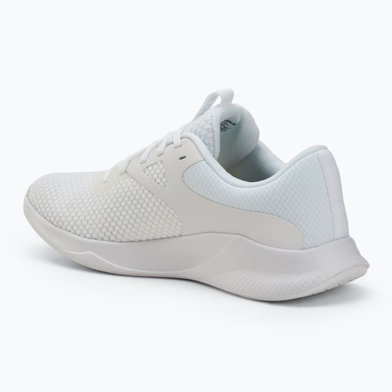 Moteriški treniruočių batai Under Armour W Charged Aurora 2 white/white/metallic warm silver 3