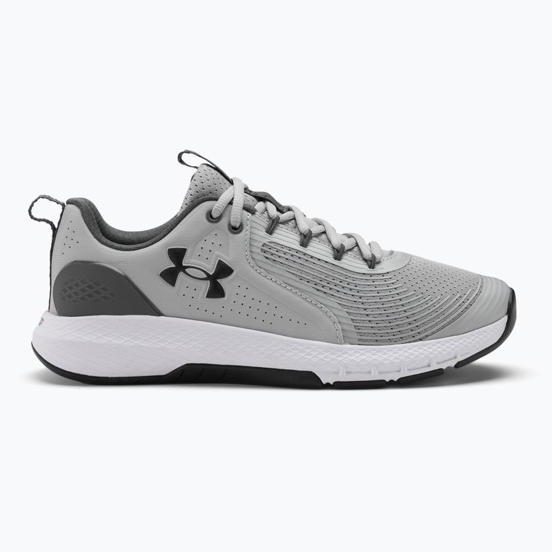 Under Armour Charged Commit Tr 3 mod gray/pitch gray/black vyriški treniruočių bateliai 2