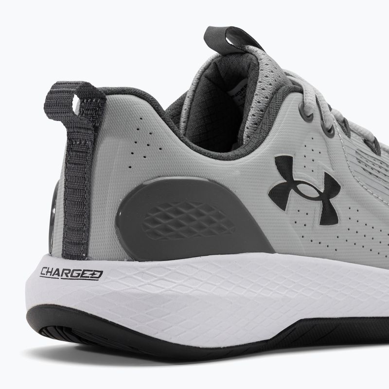 Under Armour Charged Commit Tr 3 mod gray/pitch gray/black vyriški treniruočių bateliai 9