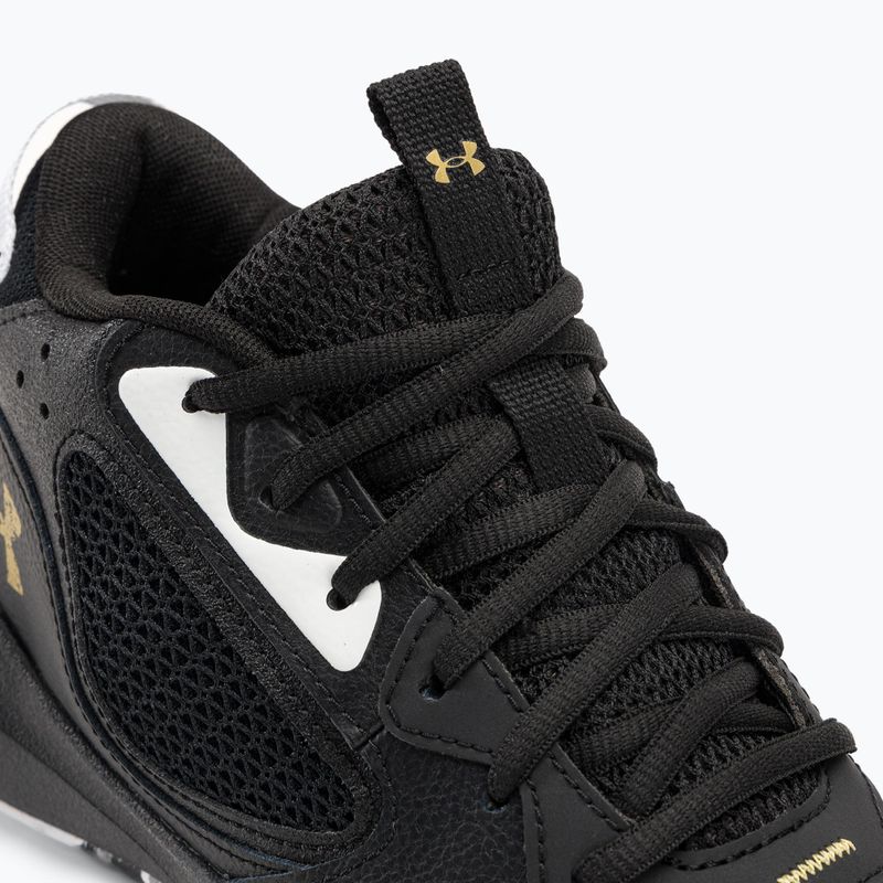 Under Armour Lockdown 6 krepšinio bateliai black/black/metallic gold 8