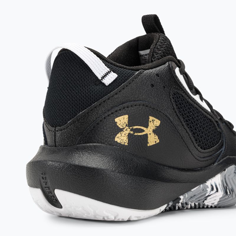 Under Armour Lockdown 6 krepšinio bateliai black/black/metallic gold 9