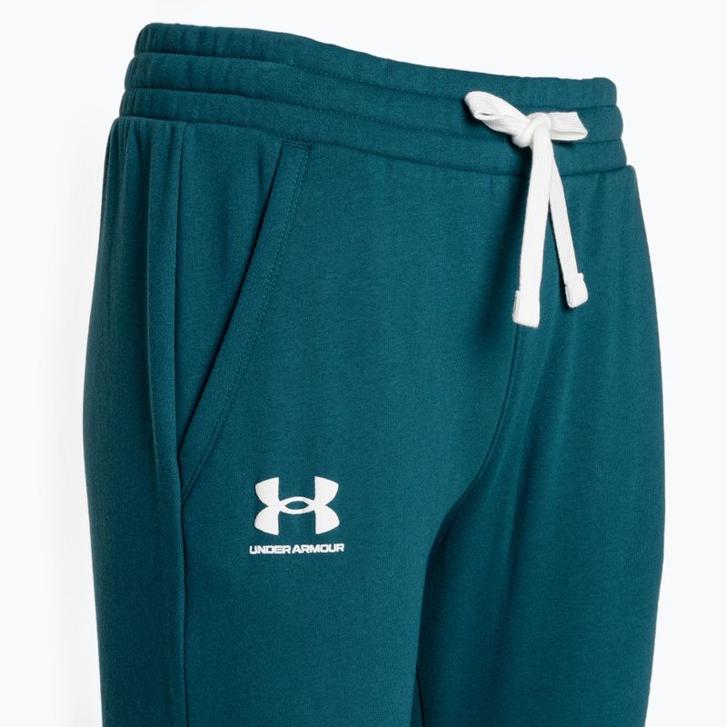 Under Armour vyriškos sportinės kelnės Rival Fleece Joggers 716 green 1356416-716 5
