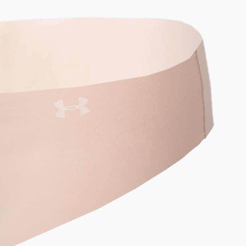 Under Armour moteriškos besiūlės kelnaitės Ps Thong 3-Pack beige 1325615-249 4