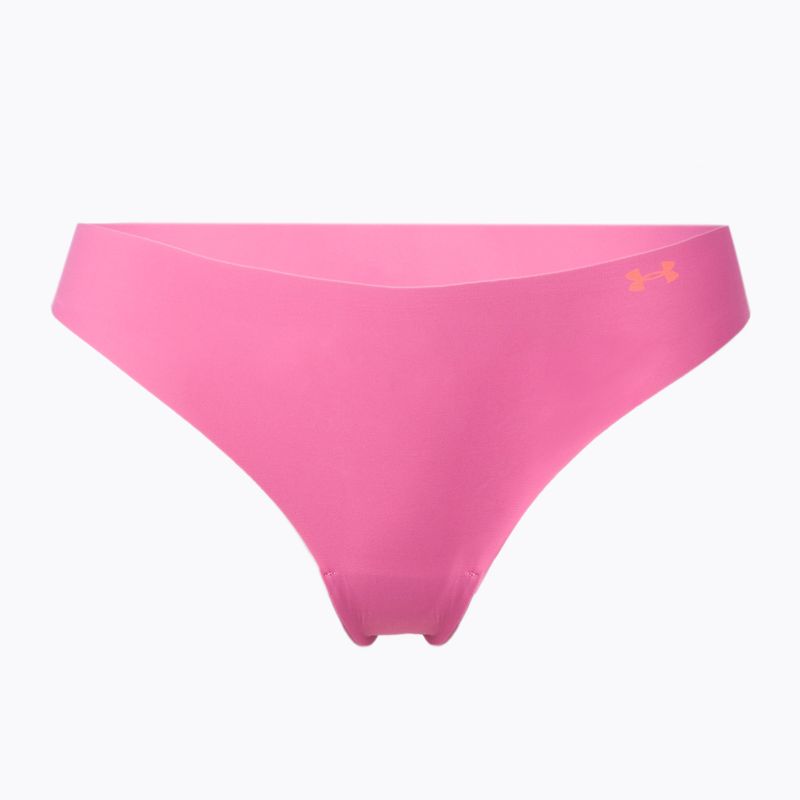 Under Armour moteriškos besiūlės kelnaitės Ps Thong 3-Pack pink 1325617-669 2