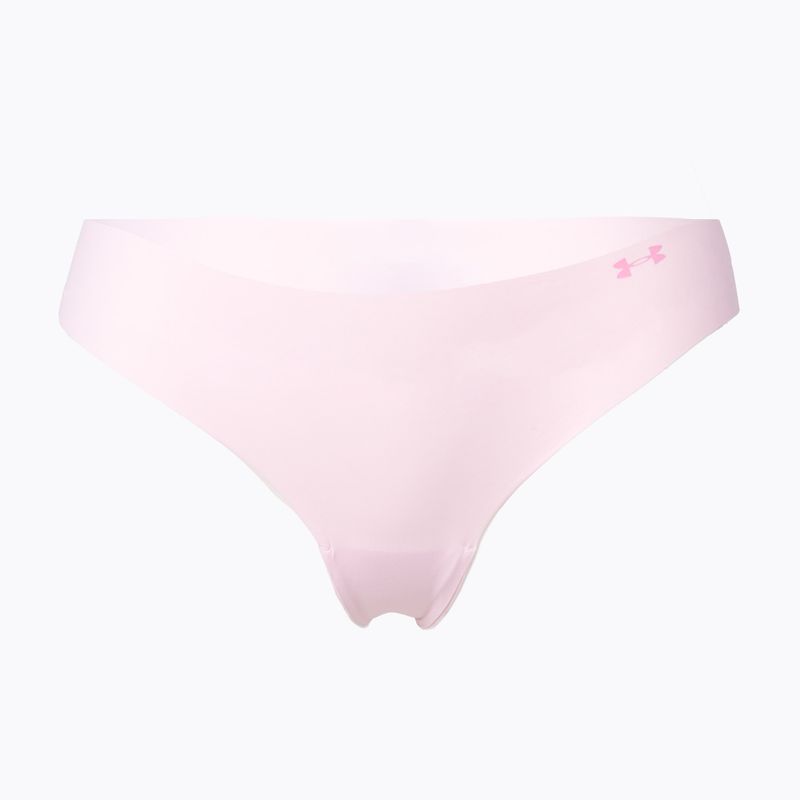 Under Armour moteriškos besiūlės kelnaitės Ps Thong 3-Pack pink 1325617-669 5