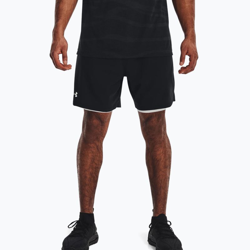 Under Armour vyriški 2-in-1 treniruočių šortai UA Vanish Woven Sts black 1373764 3