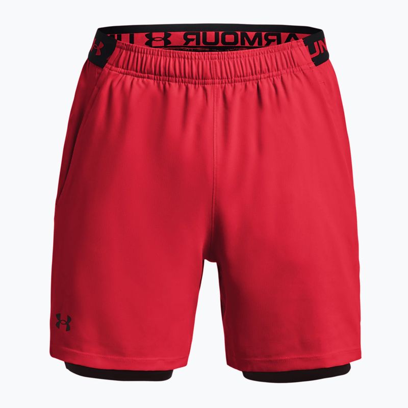 Under Armour vyriški 2-in-1 treniruočių šortai UA Vanish Woven Sts red 1373764