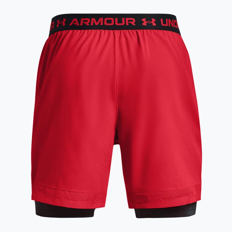 Under Armour vyriški 2-in-1 treniruočių šortai UA Vanish Woven Sts red 1373764 2