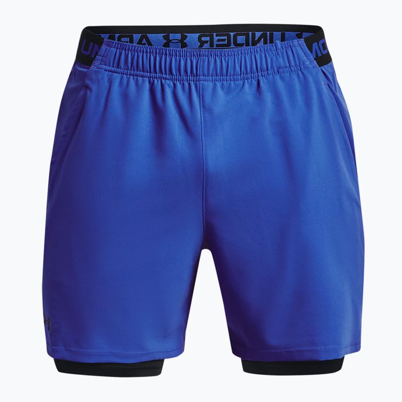 Under Armour vyriški 2-in-1 treniruočių šortai UA Vanish Woven Sts blue 1373764