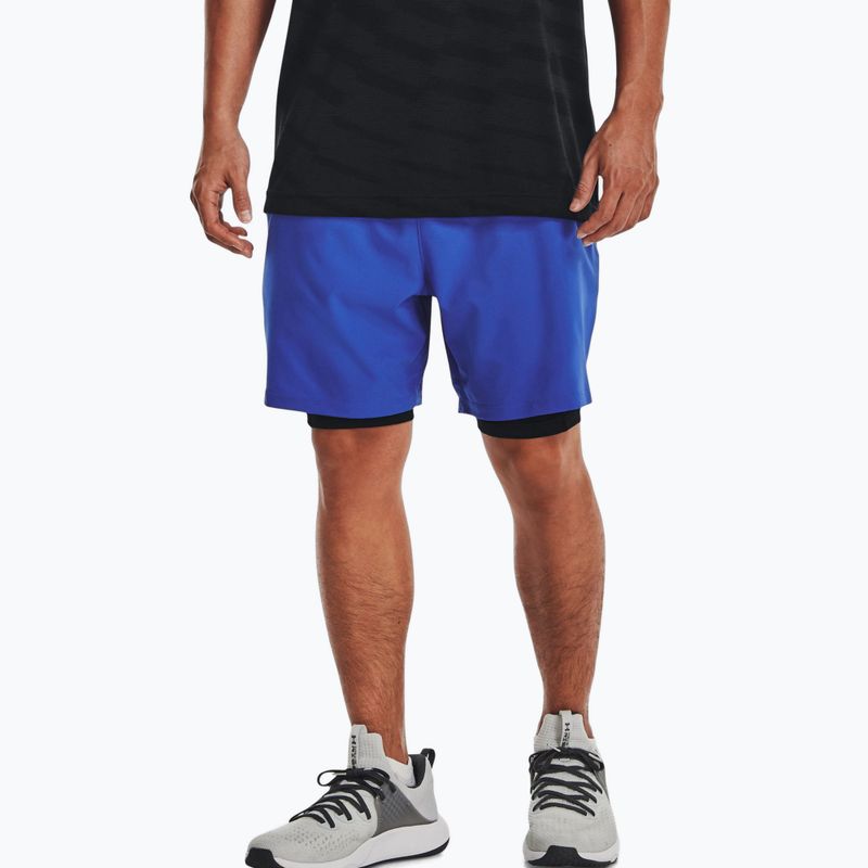Under Armour vyriški 2-in-1 treniruočių šortai UA Vanish Woven Sts blue 1373764 3