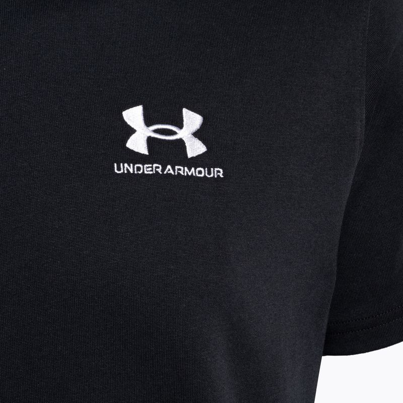 Vyriški "Under Armour" marškinėliai su logotipu "Logo Emb Heavyweight", juodi/balti 7