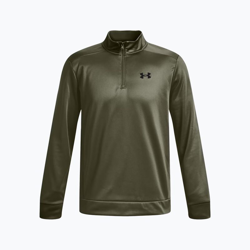 Under Armour Armour Armour Fleece 1/4 Zip green vyriški treningo marškinėliai 1373358 2