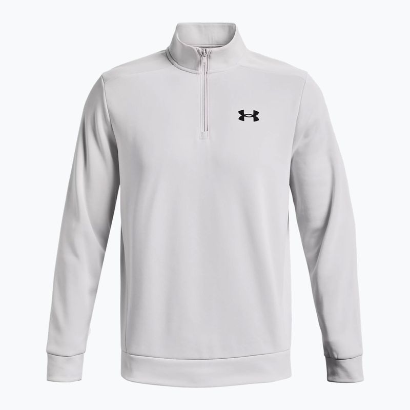 Under Armour Armour Armour Fleece 1/4 Zip pilkos spalvos vyriški treningo marškinėliai 1373358-014 2