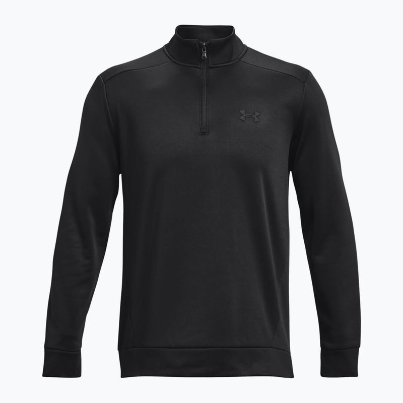 Under Armour Armour Fleece 1/4 Zip vyriškas treningo džemperis juodas 1373358-001 2