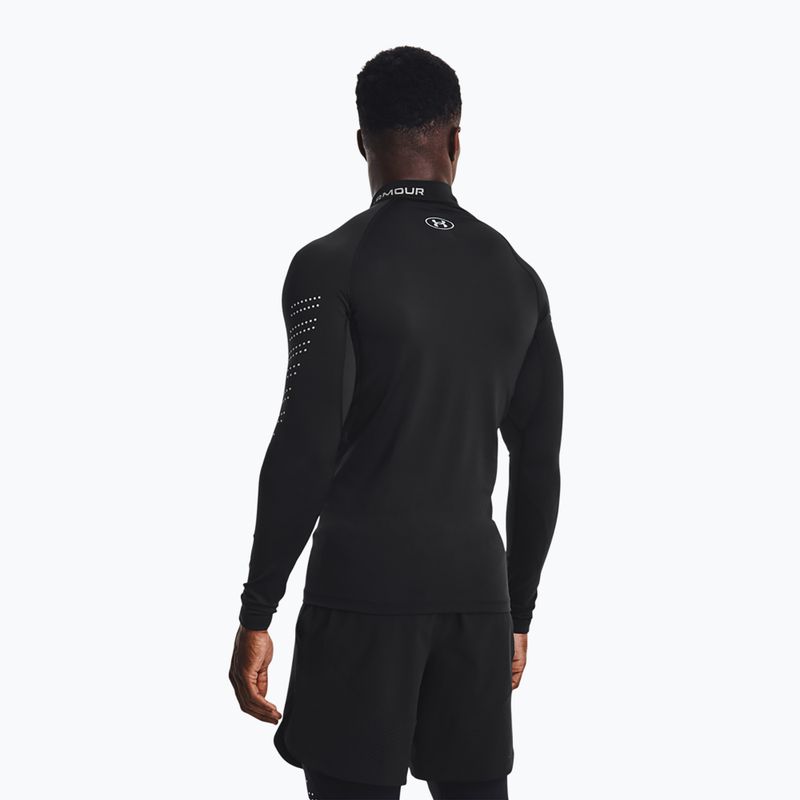 Under Armour vyriški marškinėliai ilgomis rankovėmis Ua Cg Armour Novelty Mock black 1373828-001 2