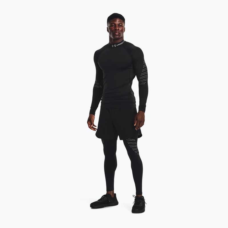 Under Armour vyriški marškinėliai ilgomis rankovėmis Ua Cg Armour Novelty Mock black 1373828-001 3