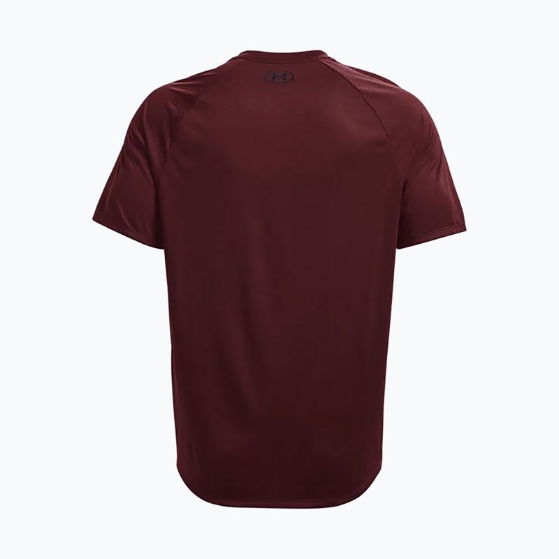 Under Armour vyriški treniruočių marškinėliai UA Tech 2.0 SS Tee Novelty maroon 1345317 2