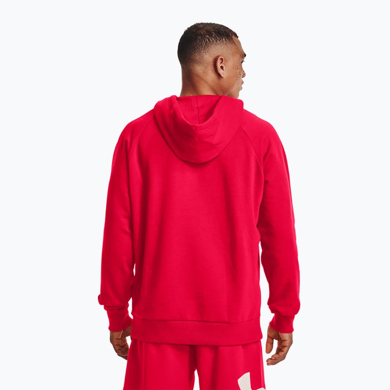 Vyriški Under Armour Rival Fleece Big Logo Hd Hoodie Red 1357093 3