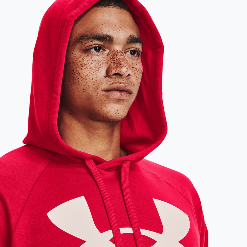 Vyriški Under Armour Rival Fleece Big Logo Hd Hoodie Red 1357093 4