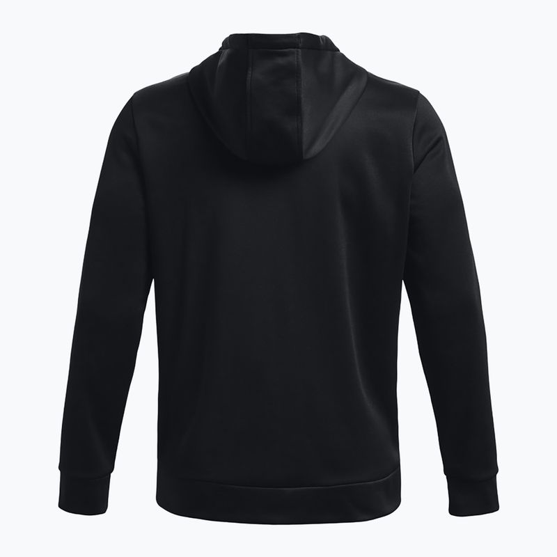 Vyriškas džemperis Under Armour Fleece FZ Hoodie black/black 6