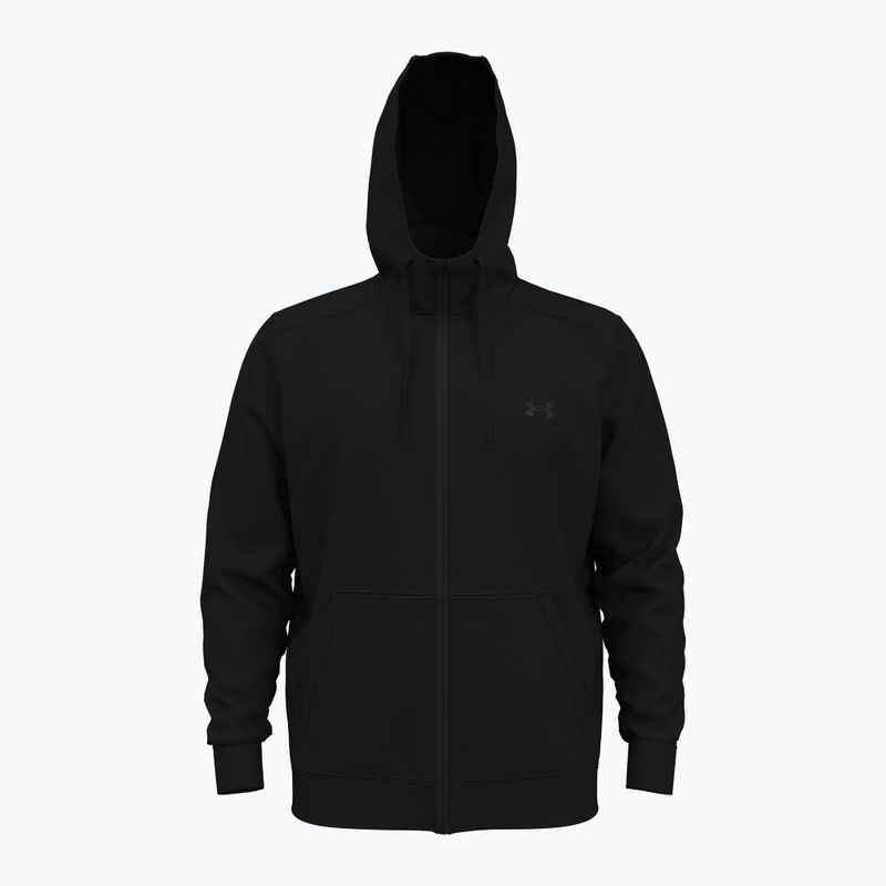 Vyriškas džemperis Under Armour Fleece FZ Hoodie black/black 7