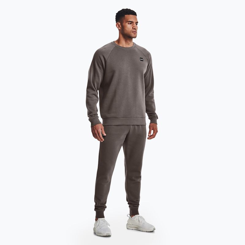 Vyriškas džemperis Under Armour Rival Fleece Crew brown 2