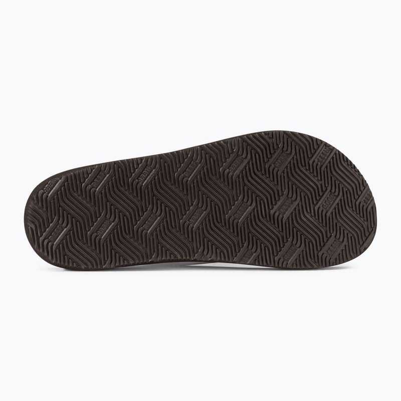 Vyriškos šlepetės per pirštą REEF Cushion Dawn brown 4