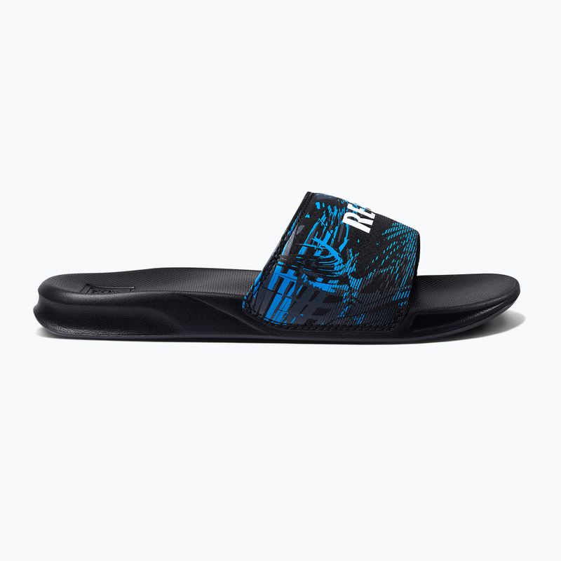 REEF One Slide vyriškos šlepetės black and blue CJ0612 10