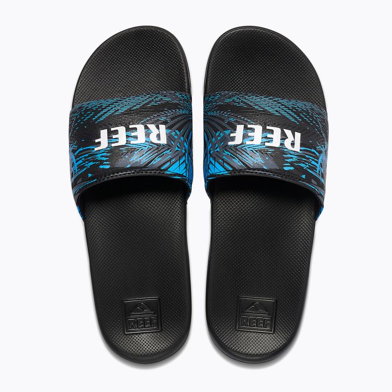 REEF One Slide vyriškos šlepetės black and blue CJ0612 11