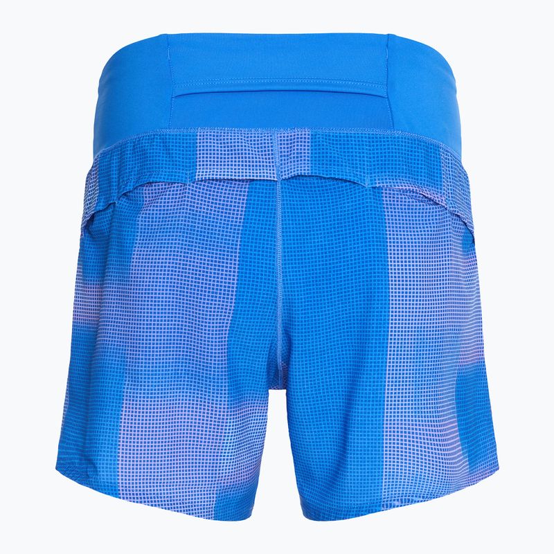 Moteriški bėgimo šortai Brooks Chaser 5" blue altitude print 2