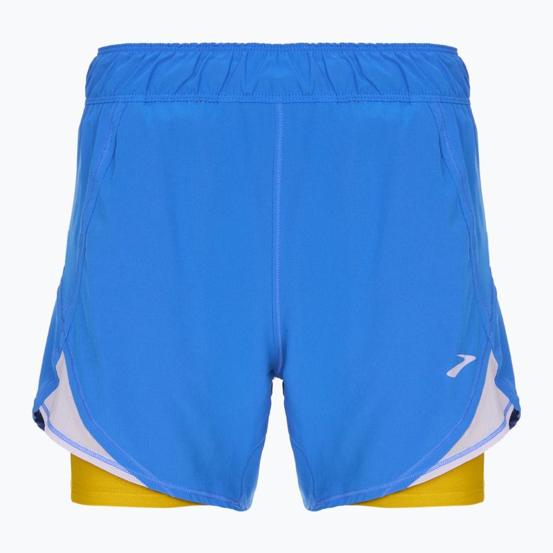Moteriški bėgimo šortai Brooks Chaser 5" 2-In-1 bluetiful/golden hour