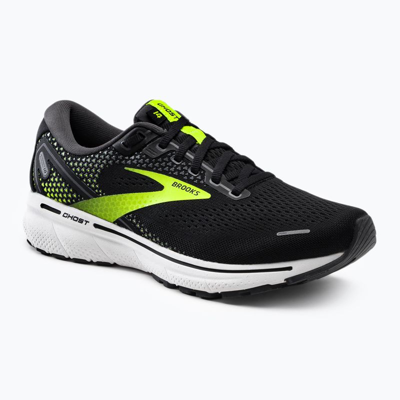 Brooks Ghost 14 vyriški bėgimo bateliai black/pearl/nightlife