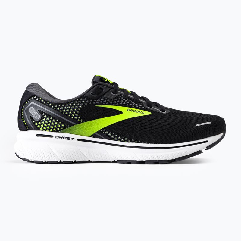 Brooks Ghost 14 vyriški bėgimo bateliai black/pearl/nightlife 2