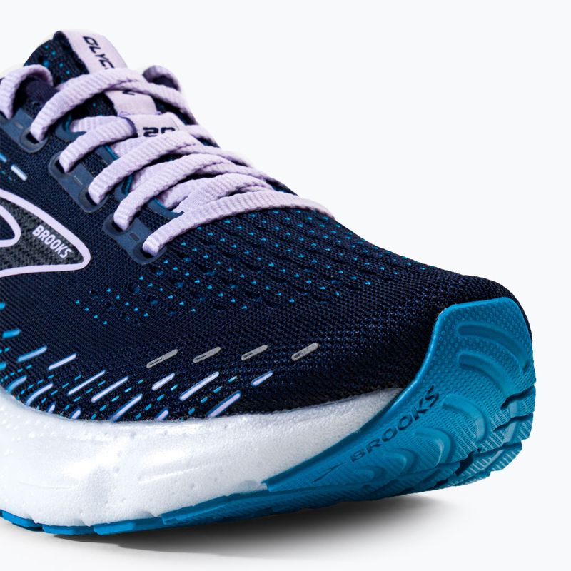 Brooks Glycerin 20 Slim Fit moteriški bėgimo bateliai Peacoat/ocean/pastel lilac 9