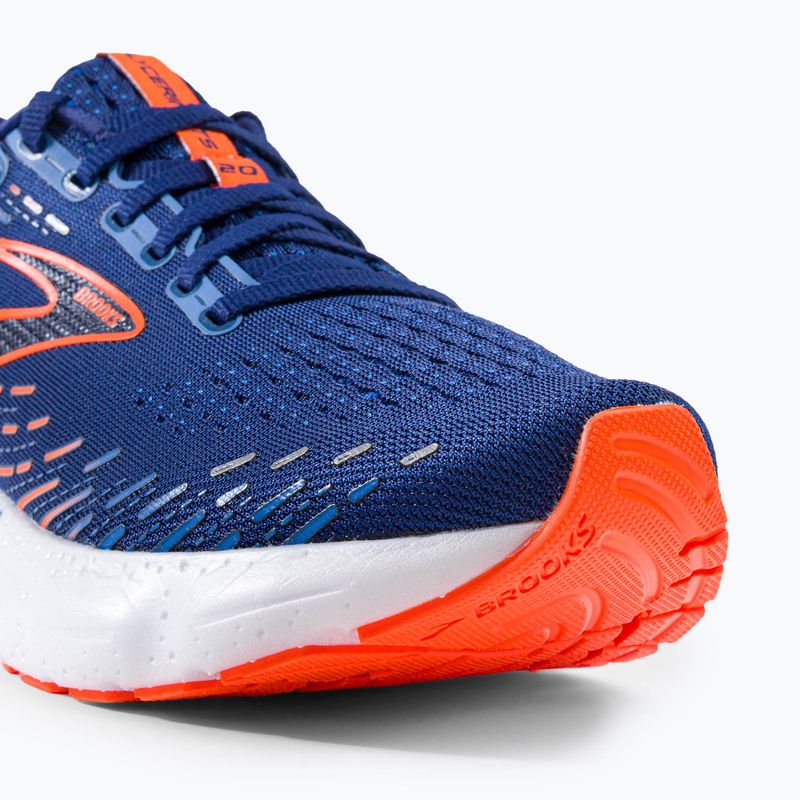 Vyriški bėgimo bateliai Brooks Glycerin GTS 20 blue depths/palace blue/orange 7
