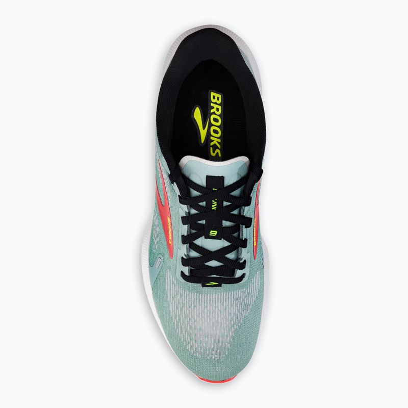 Brooks Launch 9 vyriški bėgimo bateliai blue surf/black/cherry tomato 7