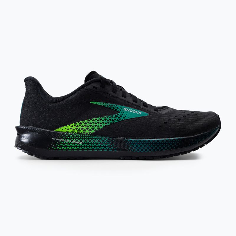 Brooks Hyperion Tempo vyriški bėgimo bateliai juoda/kairė/žalias gekonas 2