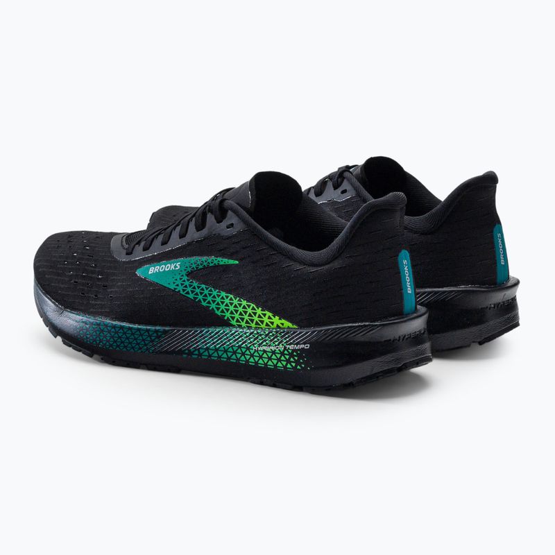 Brooks Hyperion Tempo vyriški bėgimo bateliai juoda/kairė/žalias gekonas 3