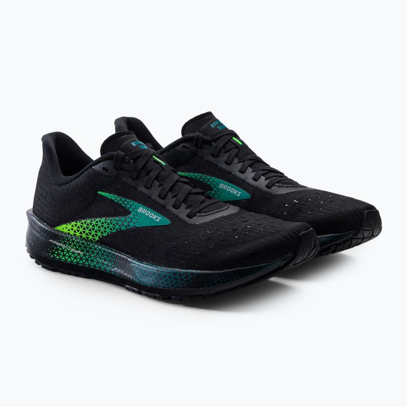Brooks Hyperion Tempo vyriški bėgimo bateliai juoda/kairė/žalias gekonas 5